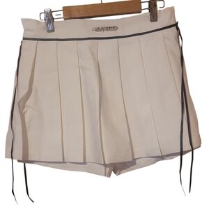 Aelfric Eden Pleated Tennis Skirt Womens M White Lined Skort New